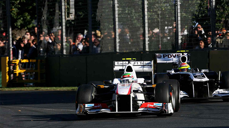 perez australia 2011 race