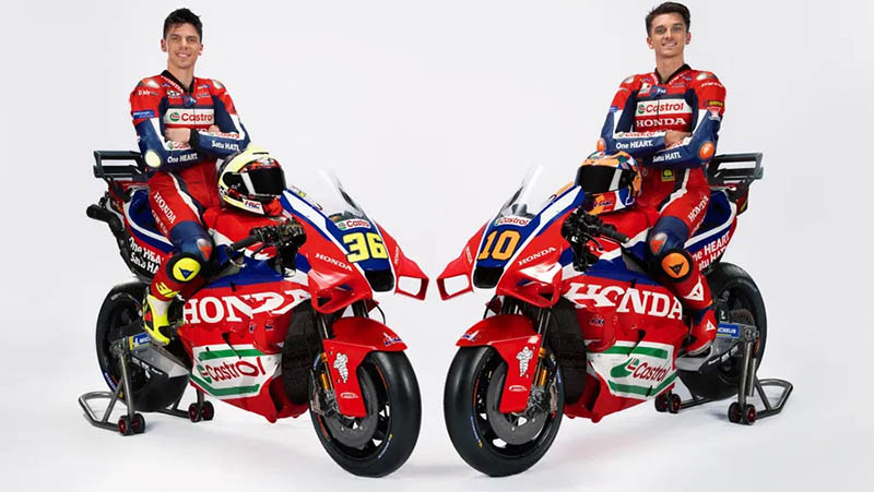 «Honda» представила совершенно новую ливрею MotoGP с титульным спонсором «Castrol»