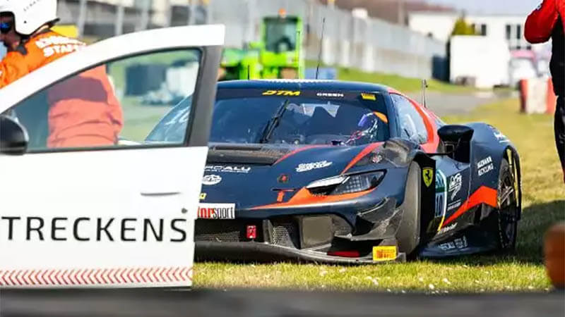 dtm test oschersleben emil frey ferrari