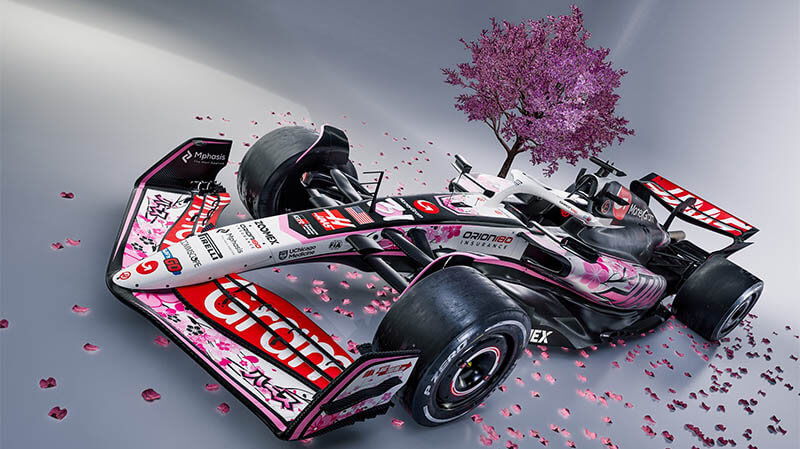 «Haas» представил специальную ливрею «Сакура» для Гран-при Японии