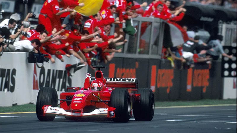 «Ferrari F2001» Михаэля Шумахера продан за 15,9 млн евро на аукционе в Монако