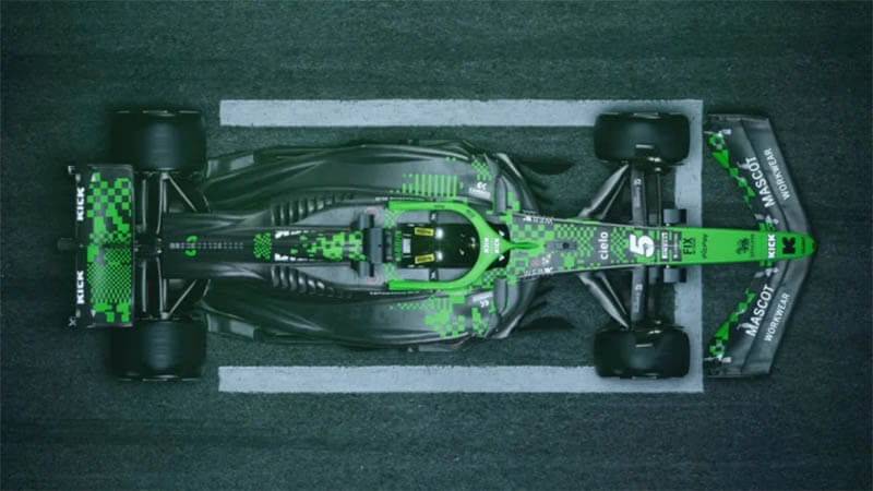 «Sauber» представил «пиксельную» ливрею для Гран-при Испании Формулы-1