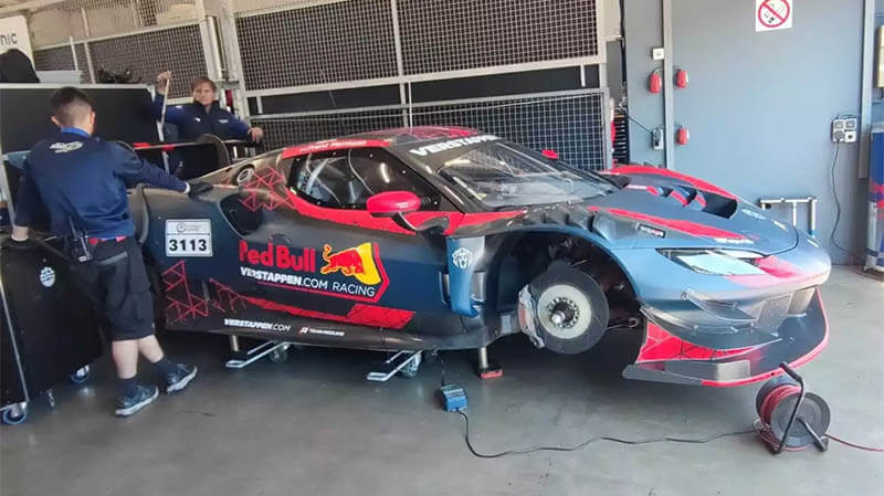 ferrari 296 gt3 test nurburgring verstappen4
