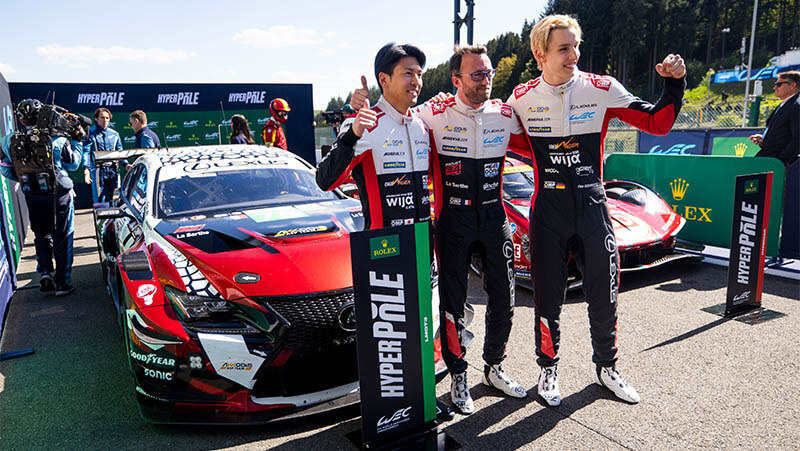 fia wec 6h spa qualification lexus akkodis asp