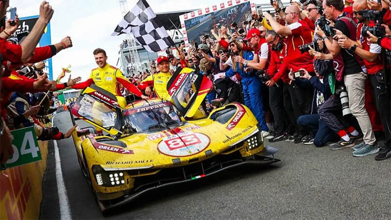 wec lemans24 ferrari af corse kubica