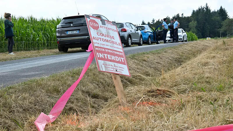 Rallye de la Fourme crash1