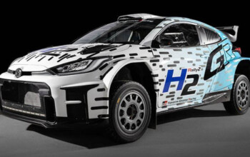 WRC legend Juha Kankkunen hydrogen Toyota rally car