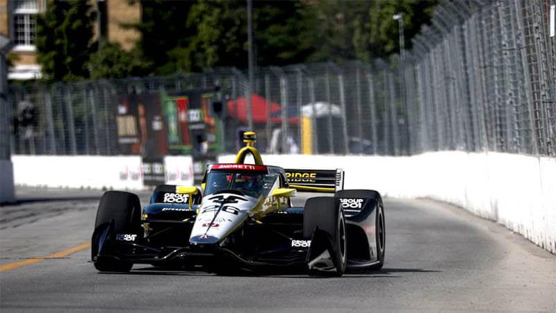 Херта завоевал поул для гонки IndyCar в Торонто