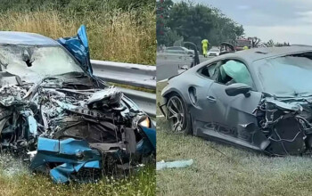 Оба гонщика выжили в ужасной взрывной аварии на Нюрбургринге (ВИДЕО)