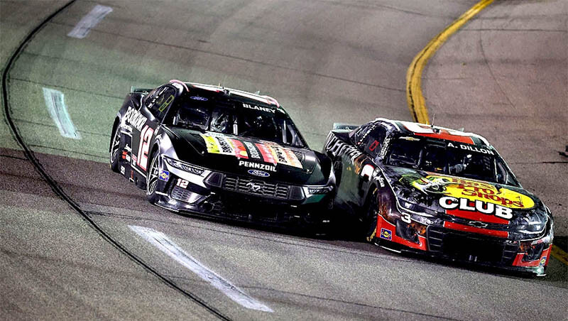 Диллон выбил путёвку в плей-офф Кубка NASCAR, одержав победу в Ричмонде