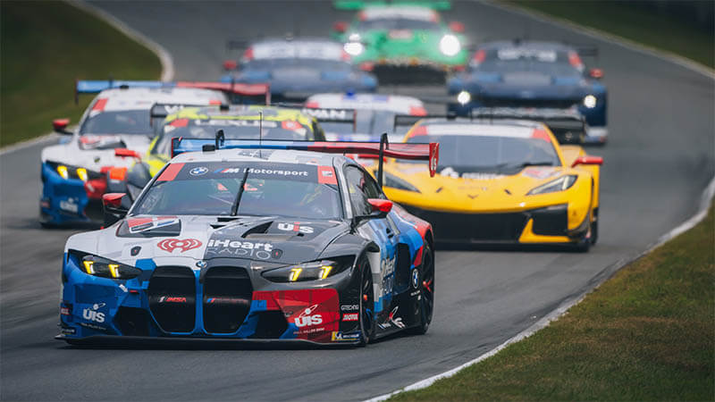 imsa paul miller racing bmw gtd pro road america race