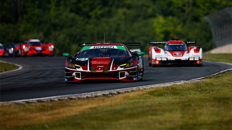 imsa triarsi competizione ferrari gtd road america race