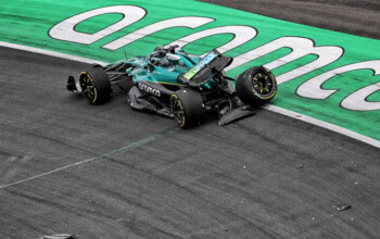 stroll aston martin zandvoort fp2 crash f1