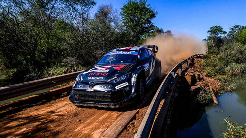 Ожье одержал захватывающую победу на первом в истории этапе WRC в Парагвае
