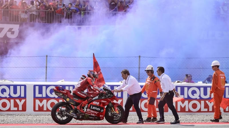 Марк Маркес: «Я мог бы пойти ва-банк, но сейчас было не время для этого»