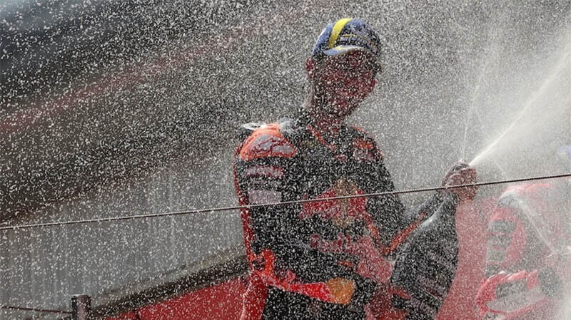 motogp tech3 ktm race bastianini catalangp barcelona Бастианини: «Я уже думал о победе, но в то же время понимал, что не получится»