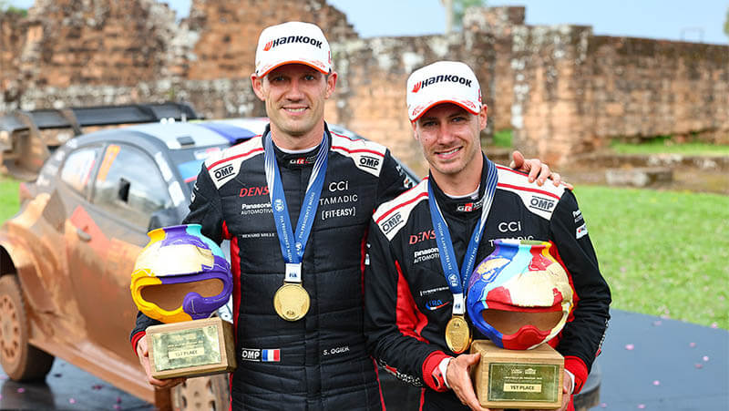 Ожье нацелен на очередной титул WRC после победы в Парагвае