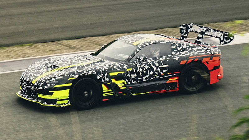 Mercedes AMG GT test Концепт «Mercedes-AMG GT» начал тестовую программу