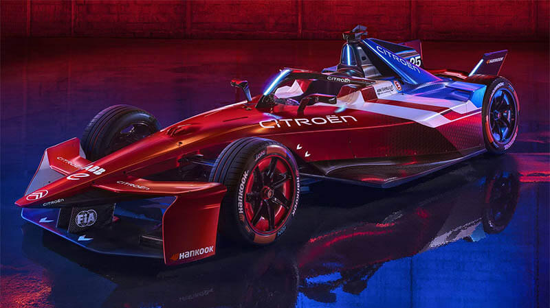 citroen racing livery 2026 fe «Citroen» представил машину Формулы E в трёхцветном дизайне