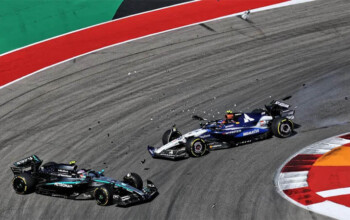 f1 mercedes williams usgp antonelli sainz crash race