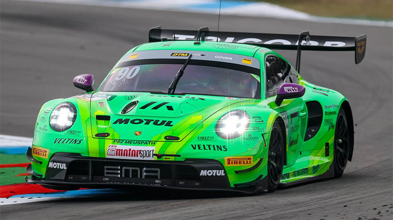 Гювен завоевал титул DTM, одержав победу во второй гонке в Хоккенхайме