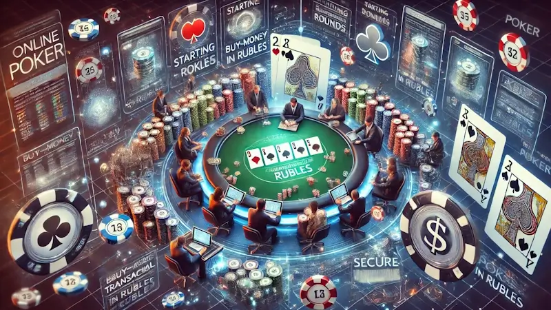 Покер онлайн на рубли: основные правила и условия игры