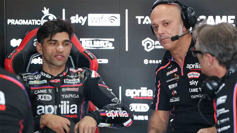 Сход Мартина в Валенсии был заранее запланирован «Aprilia»