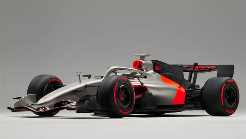 «Audi» представила концепт дизайна болида Формулы-1 «R26» и нацелилась на титулы к 2030 году
