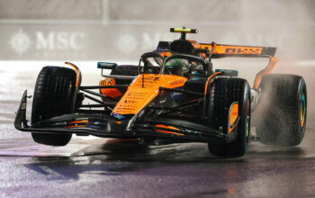 Норрис завоевал дождевой поул в Лас-Вегасе, Пиастри лишь 5-й