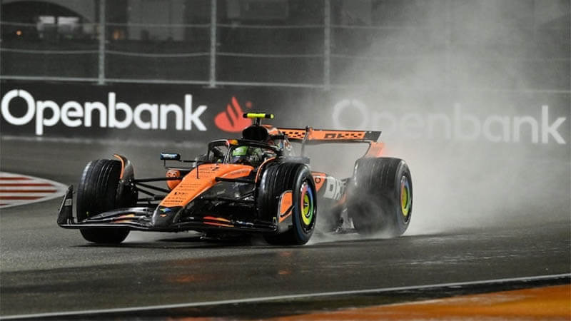 Норрис после поула в Лас-Вегасе: «Это было невероятно напряжённо!»