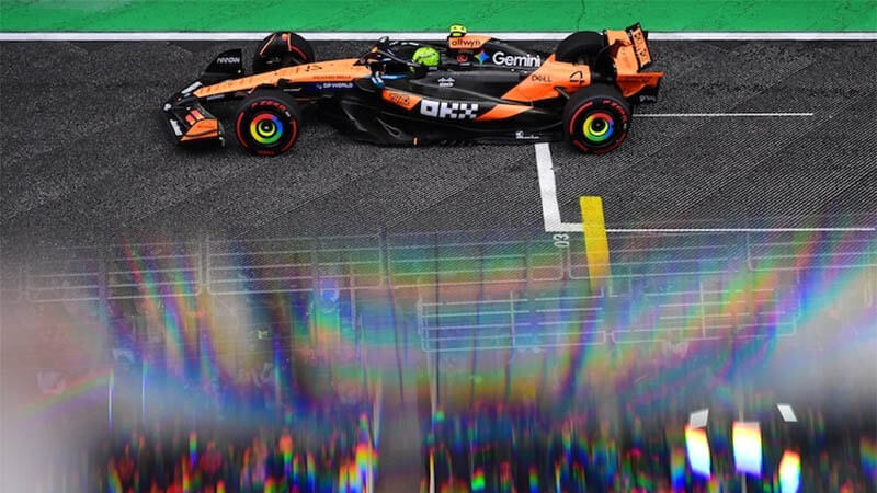 Норрис: «Это была выдающаяся гонка, здорово победить здесь, в Бразилии»