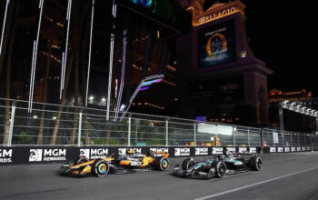 f1 mercedes russell lasvegasgp race