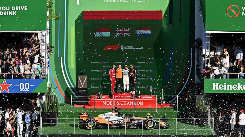 f1 mexicogp stats Норрис одержал самую крупную победу в Формуле-1 за два года, в то время как «Ferrari» не побеждает уже 12 месяцев