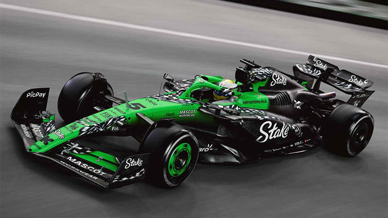 f1 sauber livery 2026 lasvegasgp