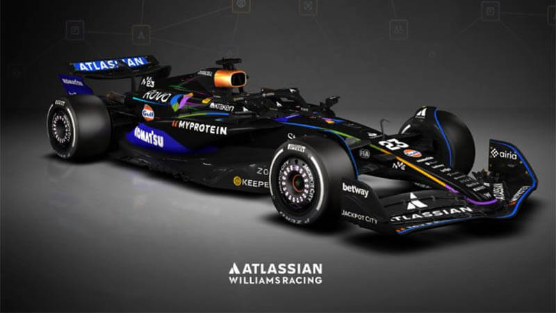 «Williams» представила необычную черную ливрею для Гран-при Лас-Вегаса
