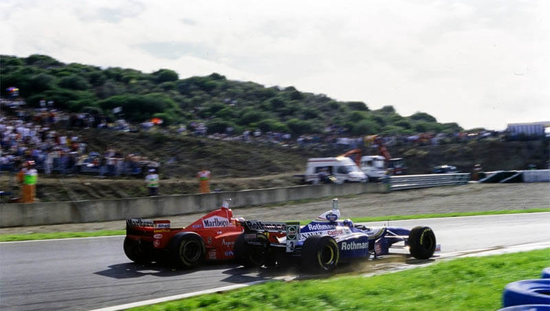 1997 European GP Schumacher vs Villeneuve 1997 European GP Schumacher vs Villeneuve