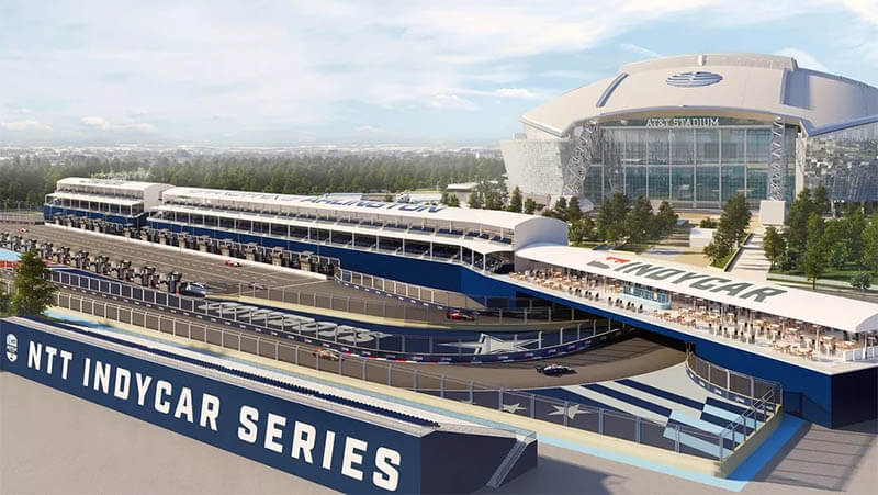 Набирает обороты подготовка к первой гонке IndyCar в Арлингтоне