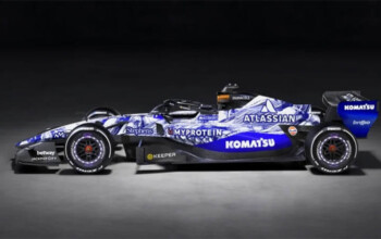 f1 williams livery test barcelona