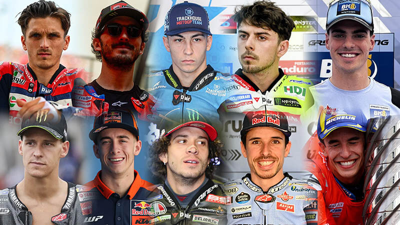 Топ-10 гонщиков MotoGP в сезоне 2025 года