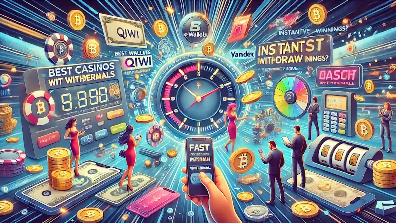 Лучшие казино с выводом денег: как моментально получать выигрыши?
