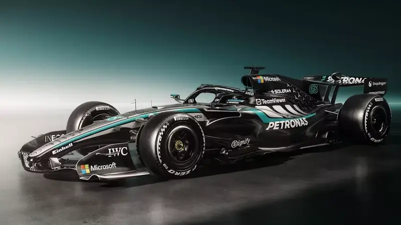 «Mercedes» представила новый дизайн болида Формулы-1 для сезона 2026 года