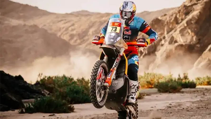 dakar 2026 rally moto edgar canet