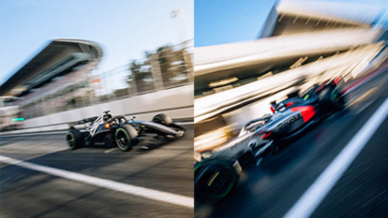 f1 cadillac audi barcelona test