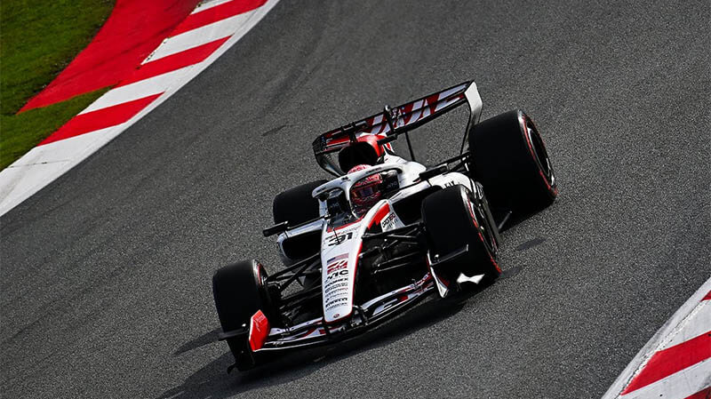 f1 haas test barcelona