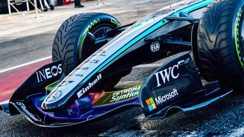 f1 mercedes test barcelona2