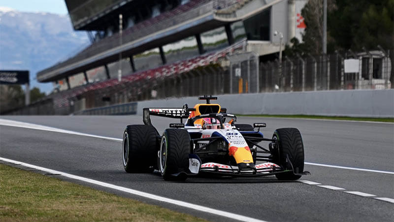 f1 racing bulls barcelona test