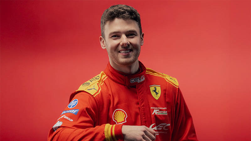 Хэнсон назначен заводским пилотом «Ferrari»