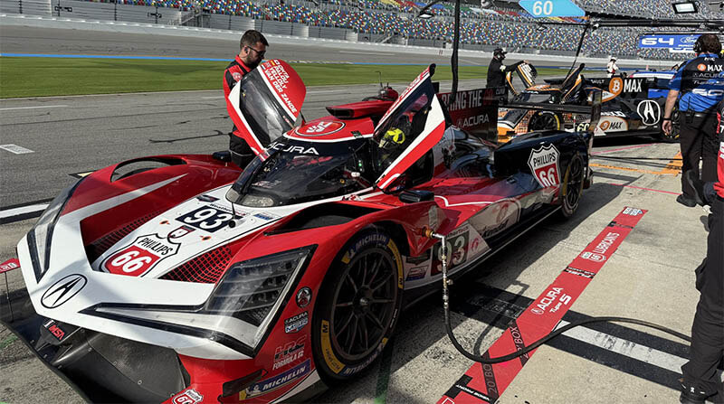 rolex 24 imsa pole acura meyer shank racing gtp