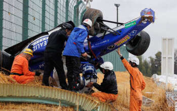 browning kondo test suzuka superformula crash