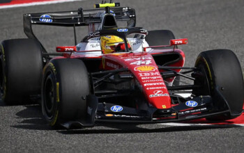 f1 ferrari hamilton test bahrain